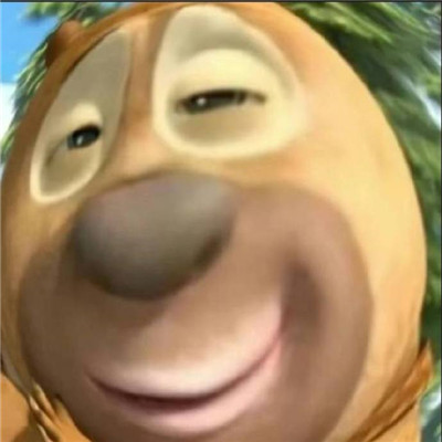 熊二表情扭曲脸放大超好笑 面容扭曲的熊二表情合集