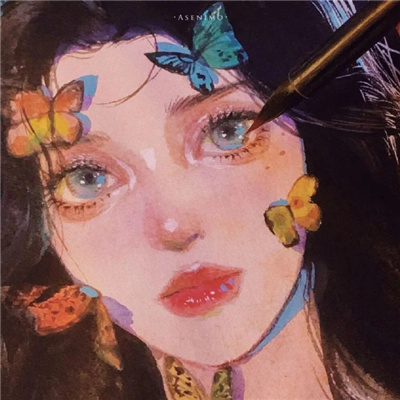 2023可爱的女头动漫二次元少女 你总会遇到那束光或早或晚