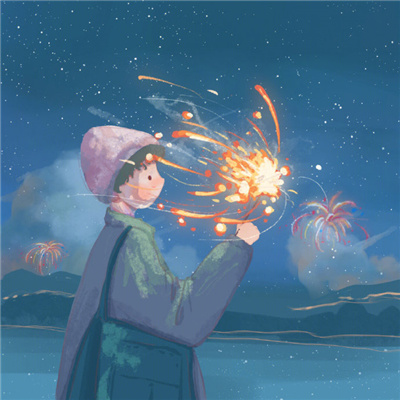 2023治愈插画情头一人一张 最新款的情头合集一对