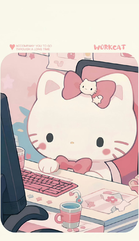 很难不爱的卡通可爱版的手机壁纸 永远沉溺于温柔和让步