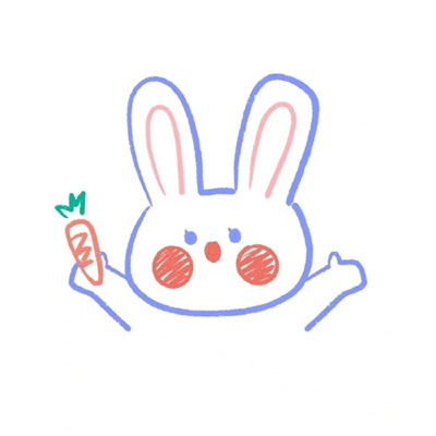 超超可爱涂鸦风萌头像2023 你不要淋到雨啦不然你会可爱到发芽了