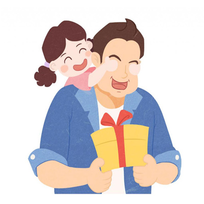 2023超有爱的父亲节头像可爱 因为您在我从不怕跌倒