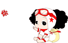 可爱韩国迷糊娃娃QQ表情 www.FXXZ.com